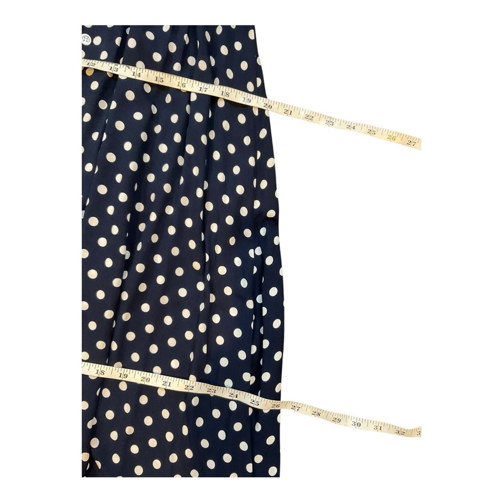 BTFBM Women’s Black Polka Dot Midi Ruffle Tank Dress Sweetheart Neckline Size M - Picture 13 of 16